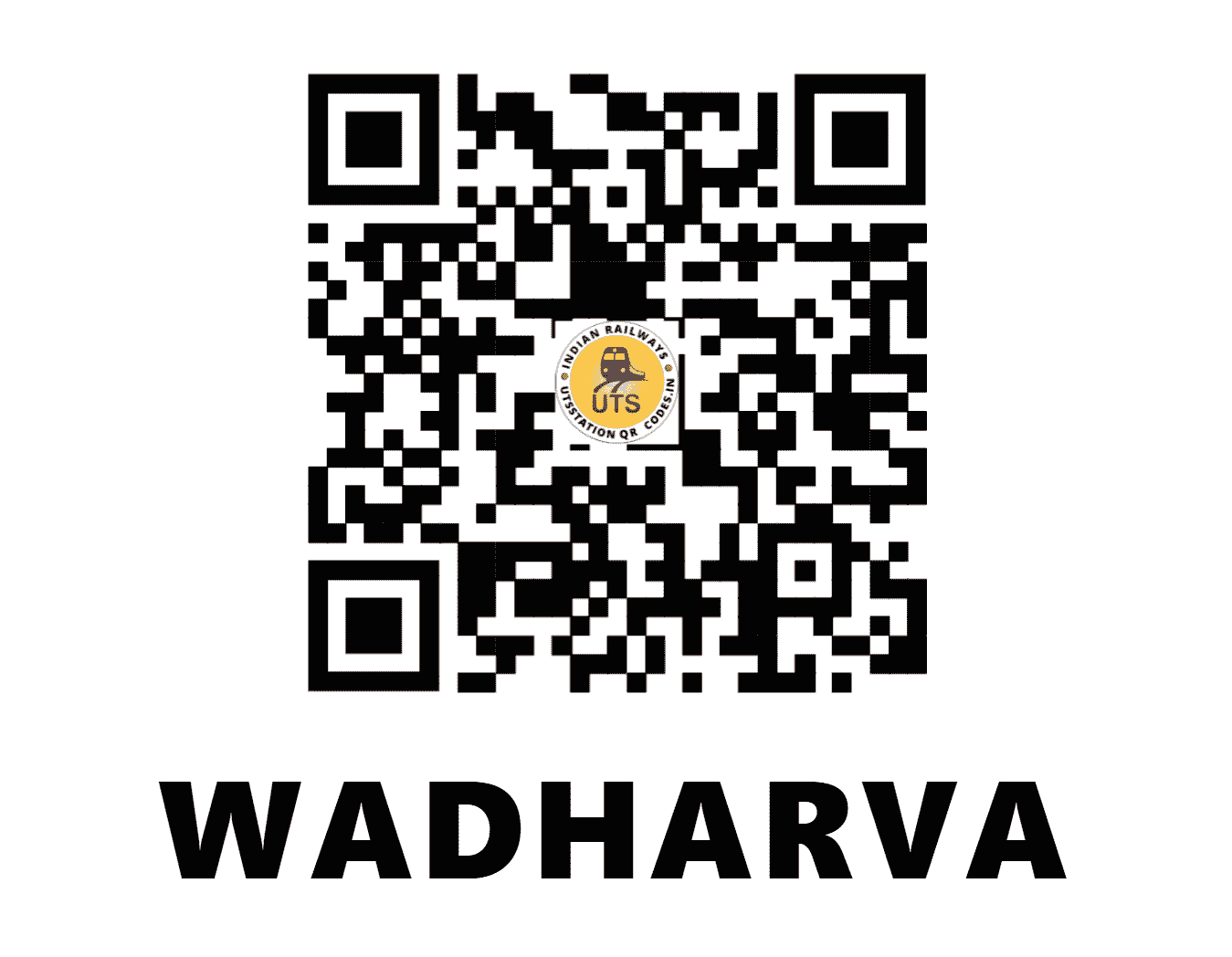 UTS QR Code for WADHARVA - WDHR (WR - GUJARAT)
