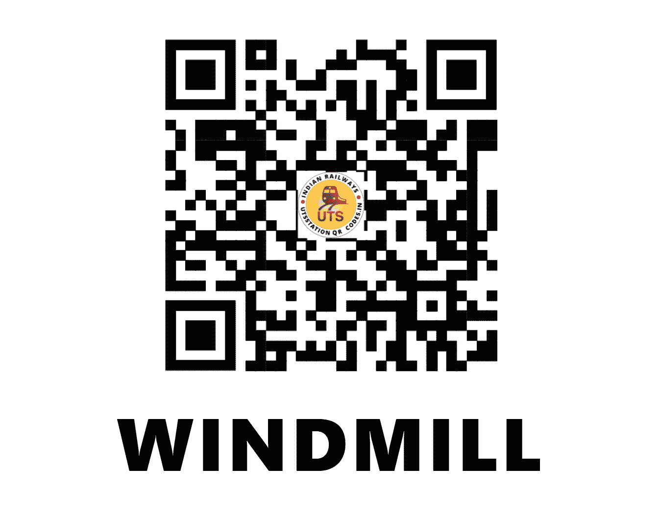UTS QR Code for WINDMILL - WML (WR - GUJARAT)