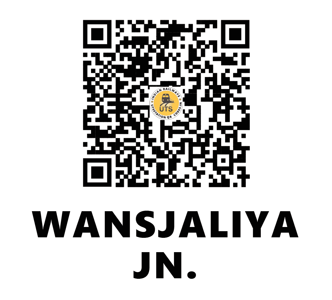 UTS QR Code for WANSJALIYA JN. - WSJ (WR - GUJARAT)