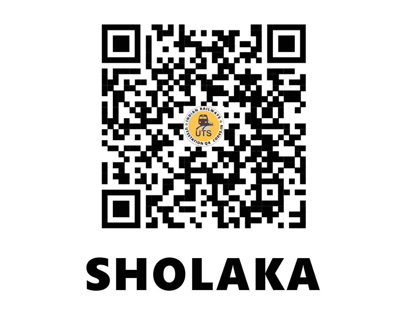 UTS QR Code for SHOLAKA - SHLK (NC - HARYANA)