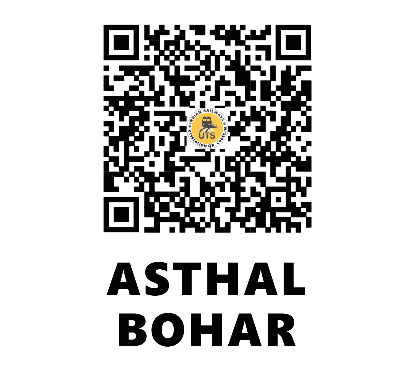 UTS QR Code for ASTHAL BOHAR - ABO (NR - HARYANA)
