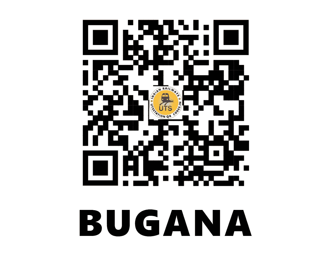 UTS QR Code for BUGANA - BFN (NR - HARYANA)