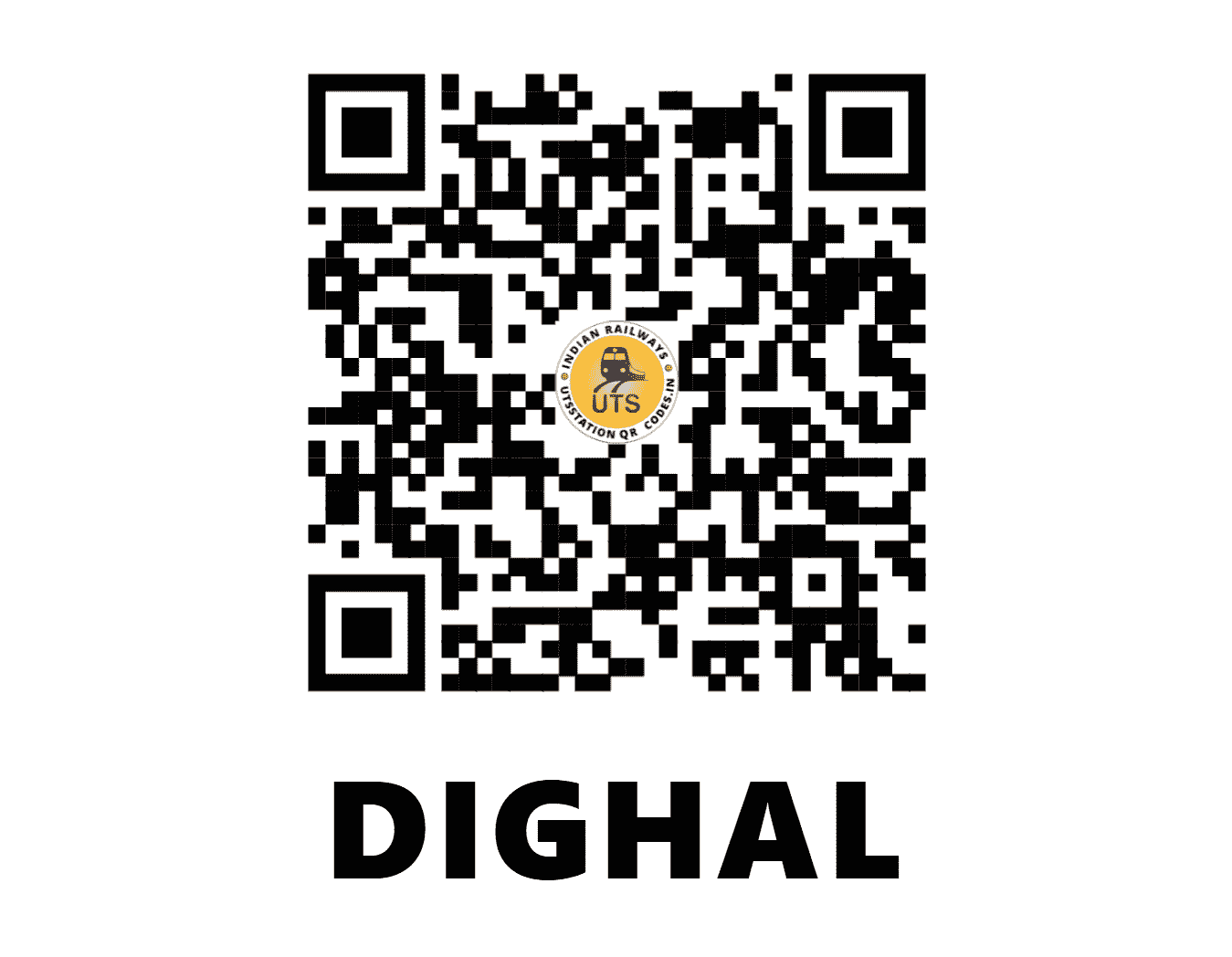 UTS QR Code for DIGHAL - DGHL (NR - HARYANA)