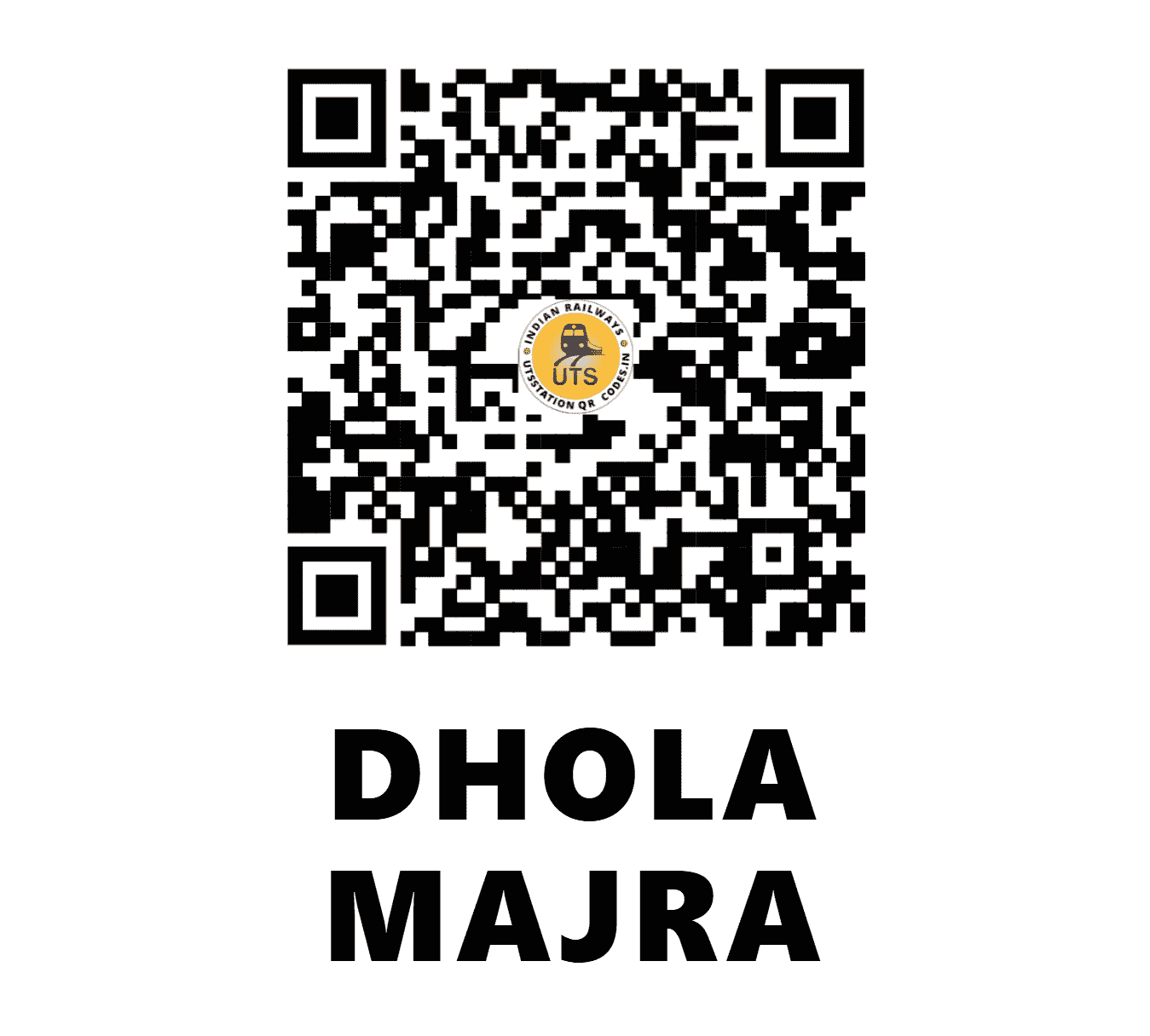 UTS QR Code for DHOLA MAJRA - DHMZ (NR - HARYANA)