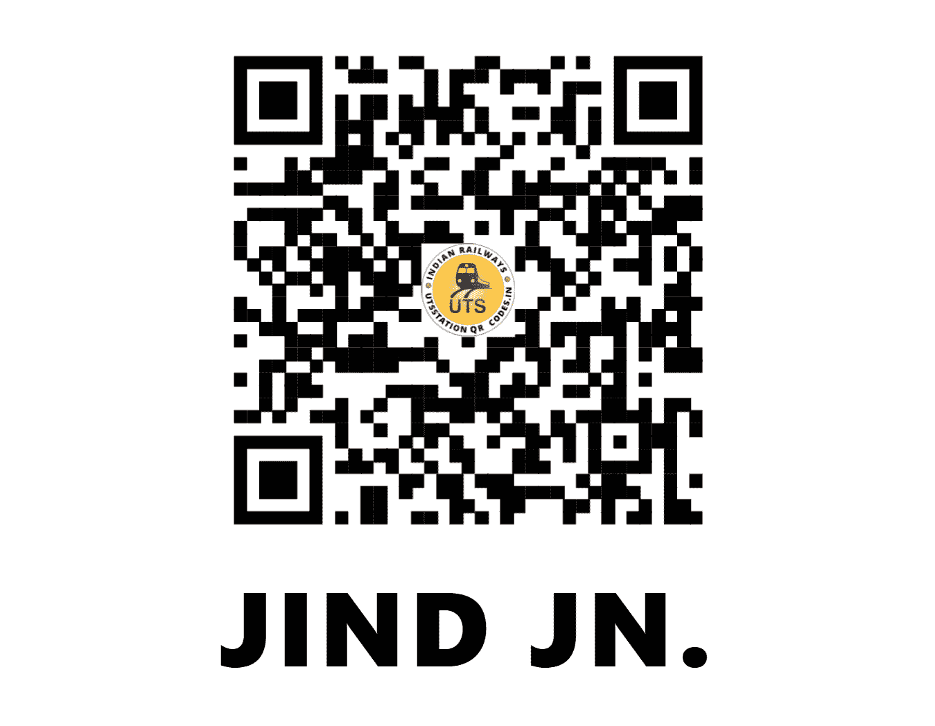 UTS QR Code for JIND JN. - JIND (NR - HARYANA)