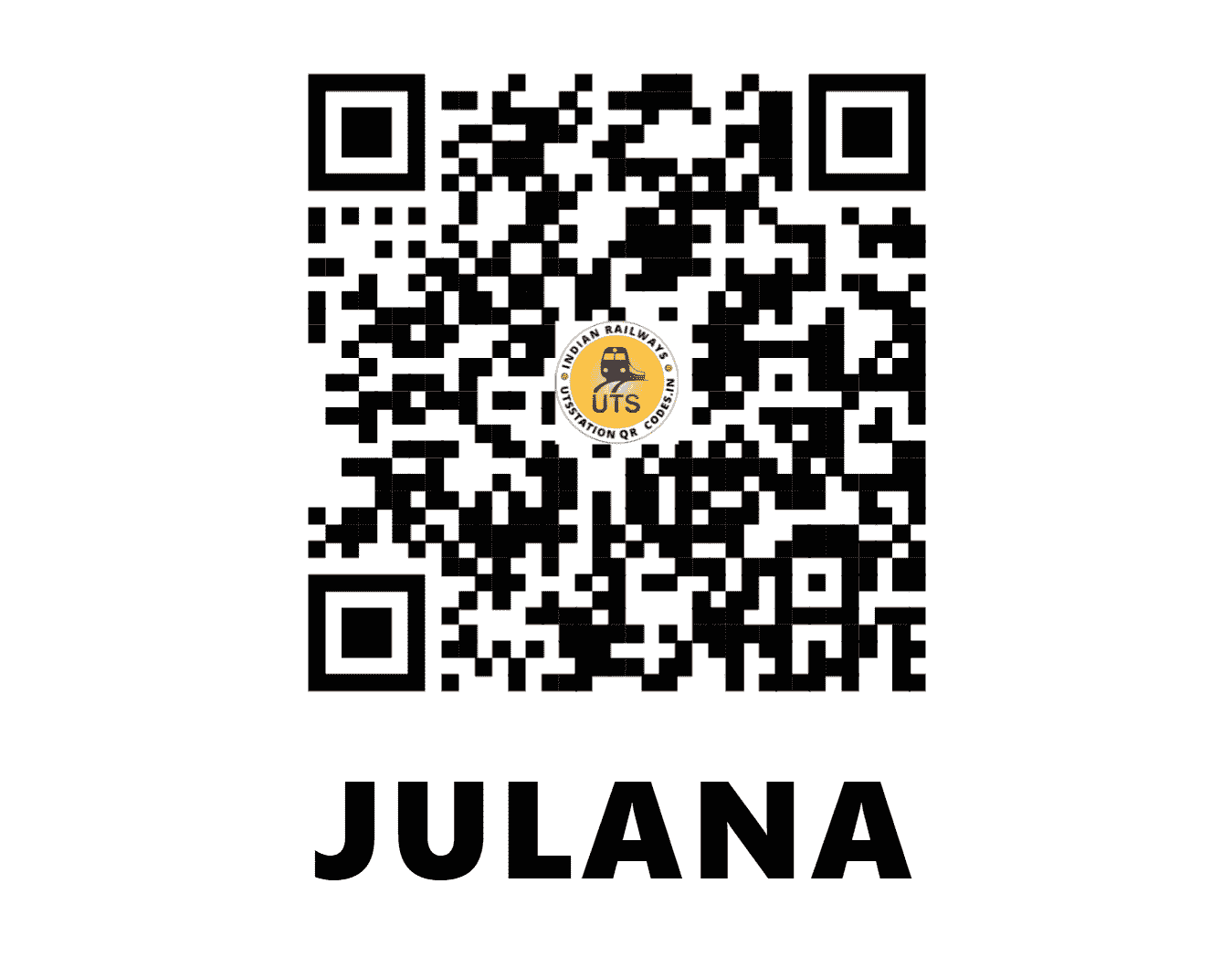 UTS QR Code for JULANA - JNA (NR - HARYANA)