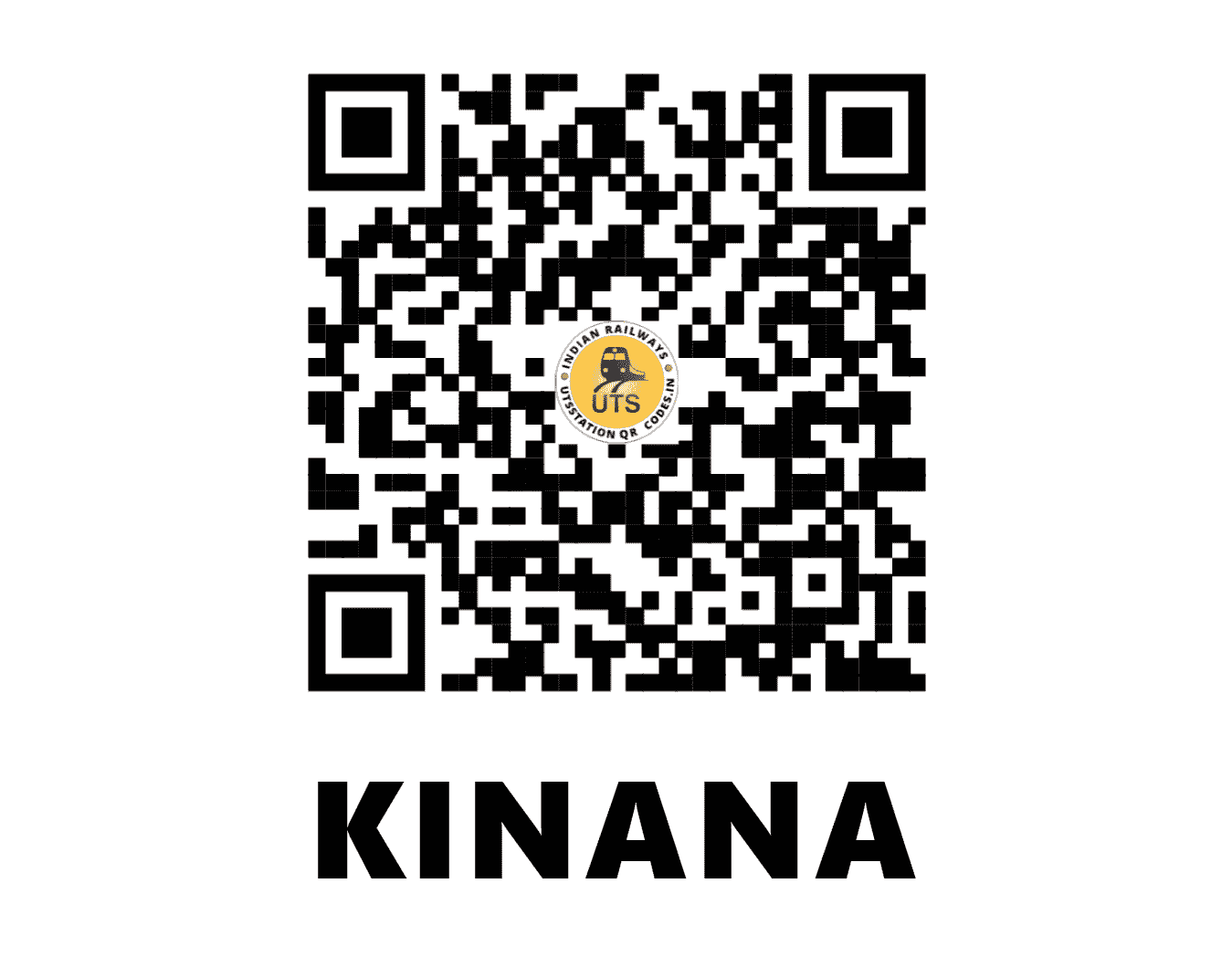 UTS QR Code for KINANA - KIU (NR - HARYANA)