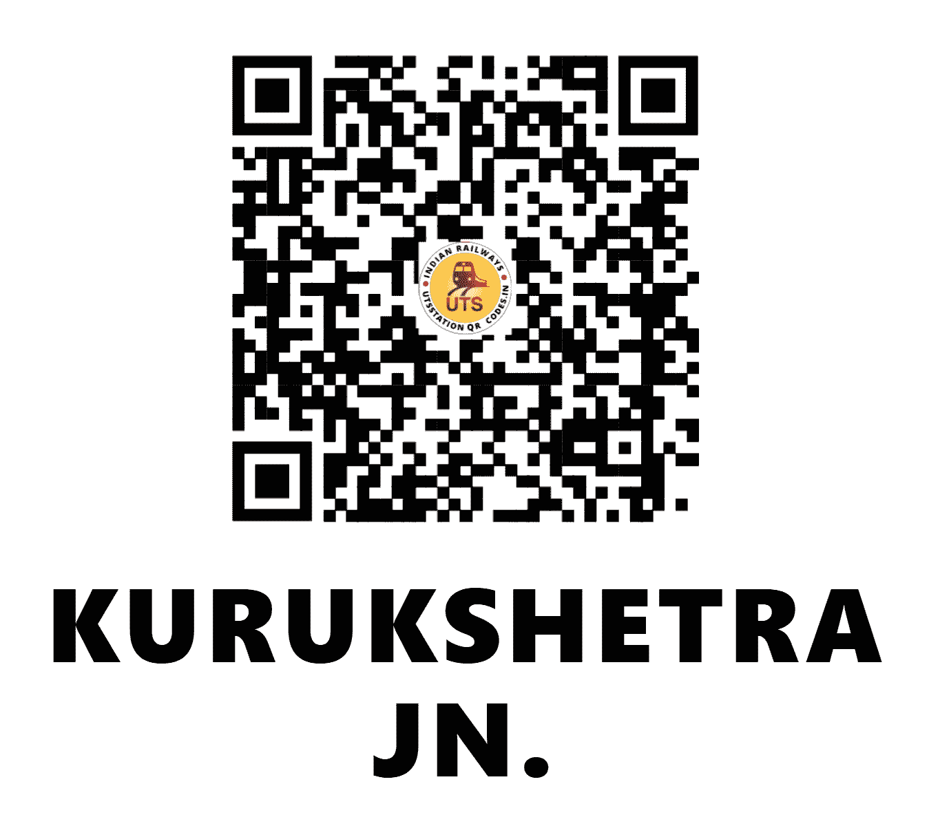 UTS QR Code for KURUKSHETRA JN. - KKDE (NR - HARYANA)