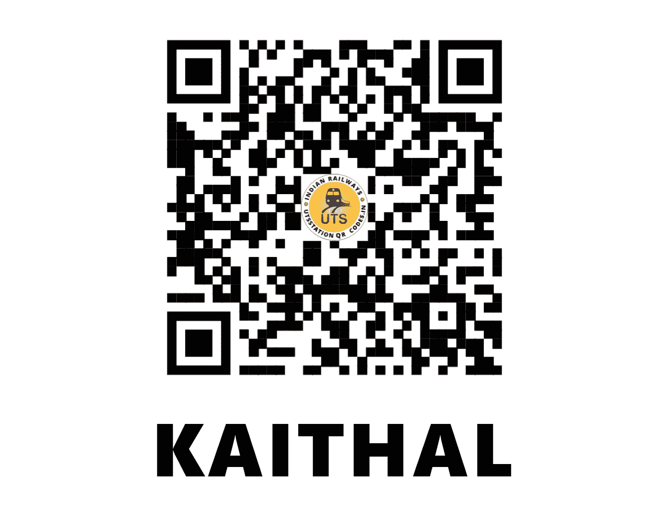 UTS QR Code for KAITHAL - KLE (NR - HARYANA)