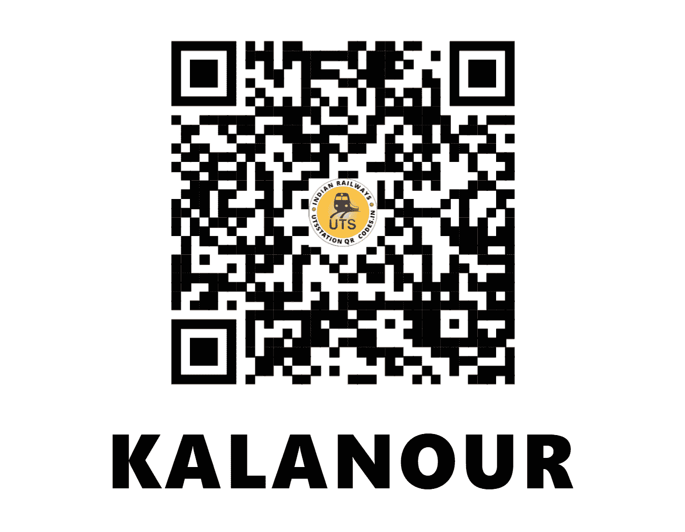 UTS QR Code for KALANOUR - KNZ (NR - HARYANA)