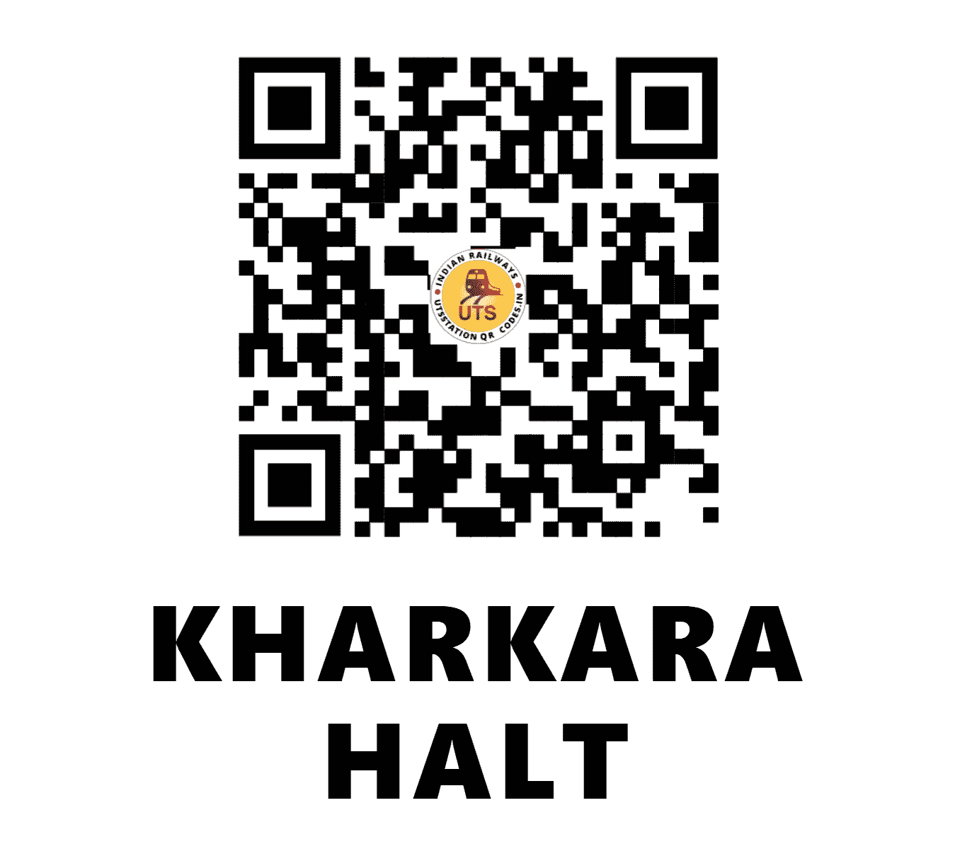 UTS QR Code for KHARKARA HALT - KRKH (NR - HARYANA)