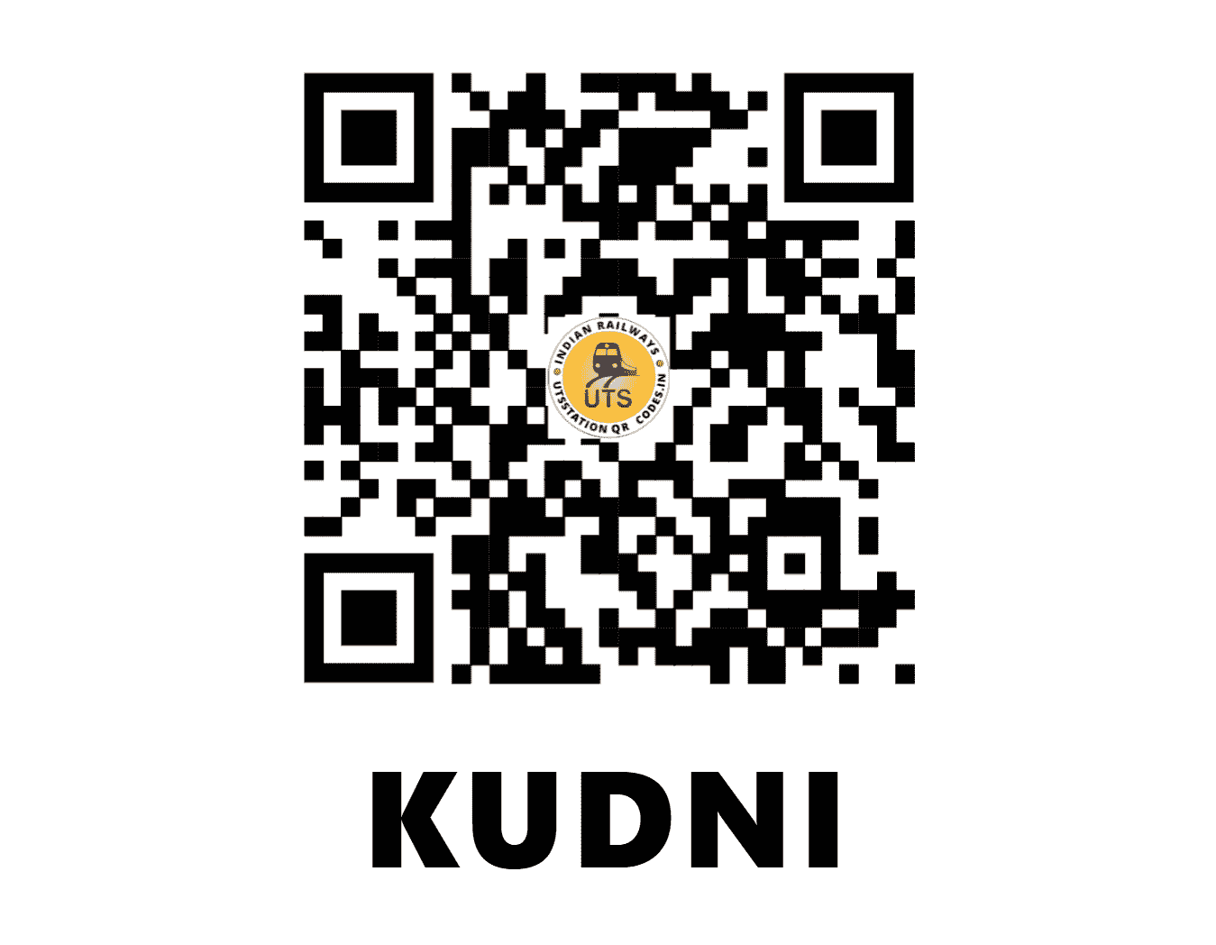 UTS QR Code for KUDNI - KUDN (NR - HARYANA)