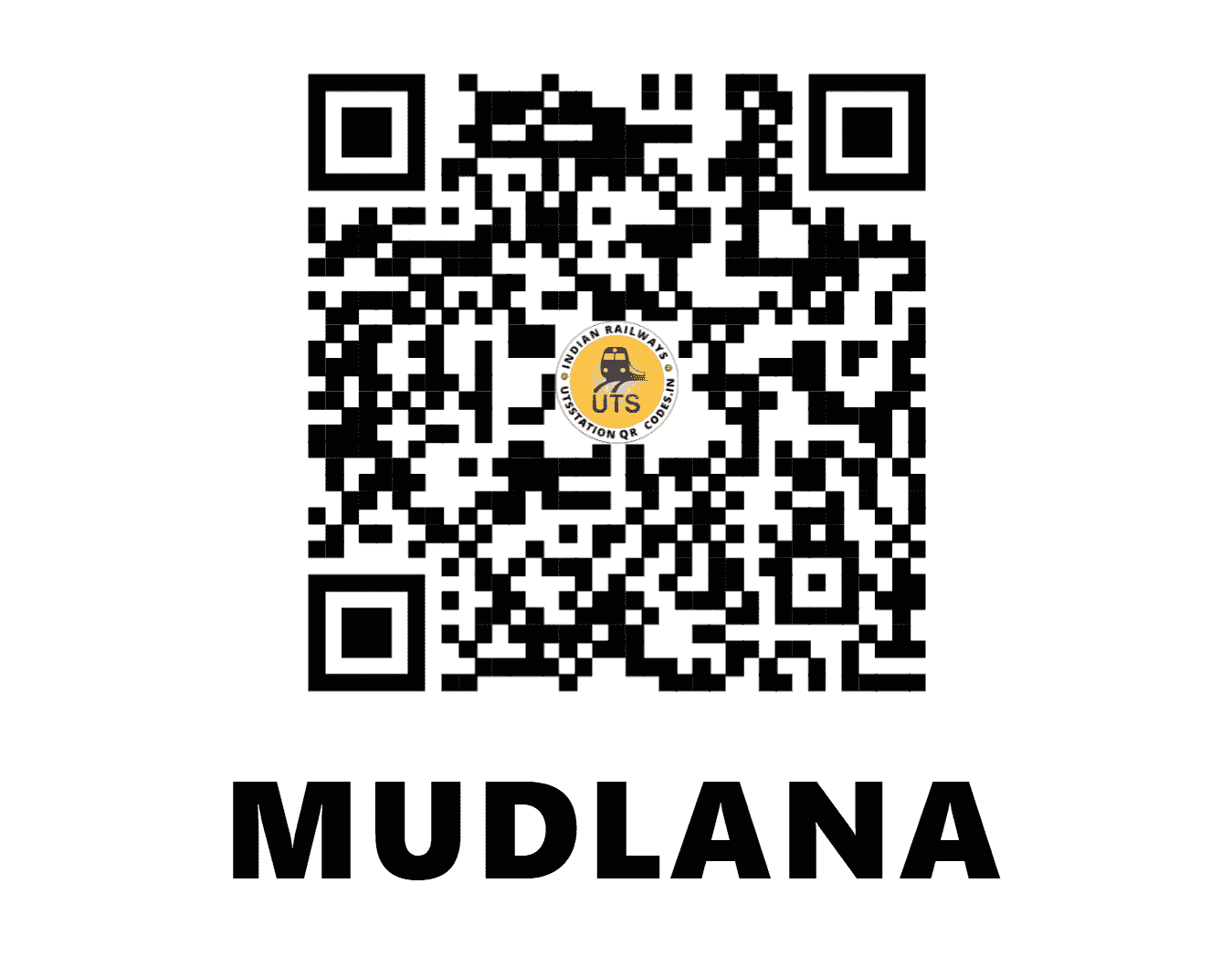 UTS QR Code for MUDLANA - MDLA (NR - HARYANA)