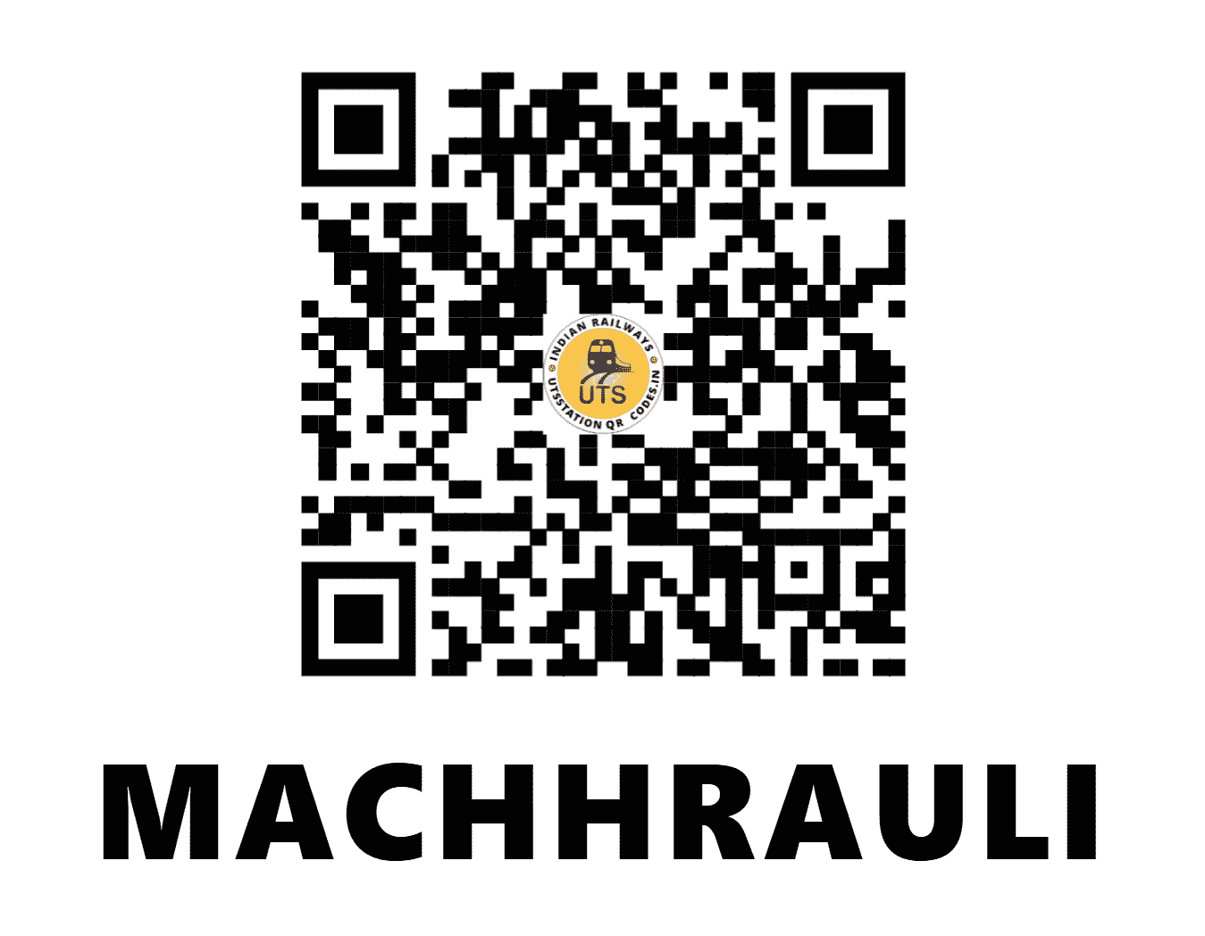 UTS QR Code for MACHHRAULI - MHRI (NR - HARYANA)