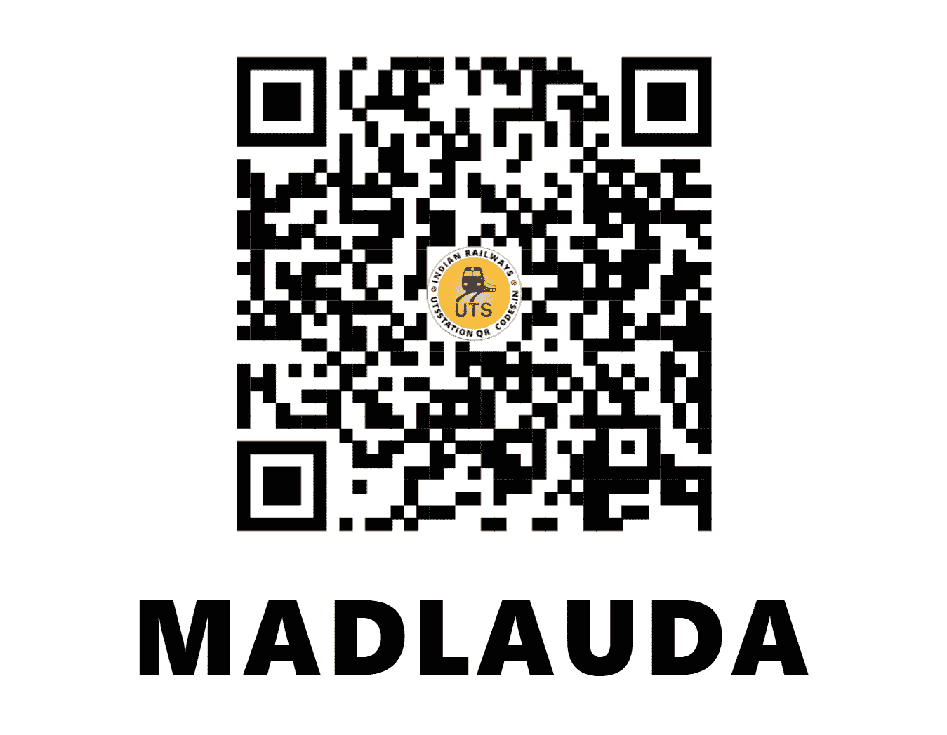 UTS QR Code for MADLAUDA - MLDE (NR - HARYANA)