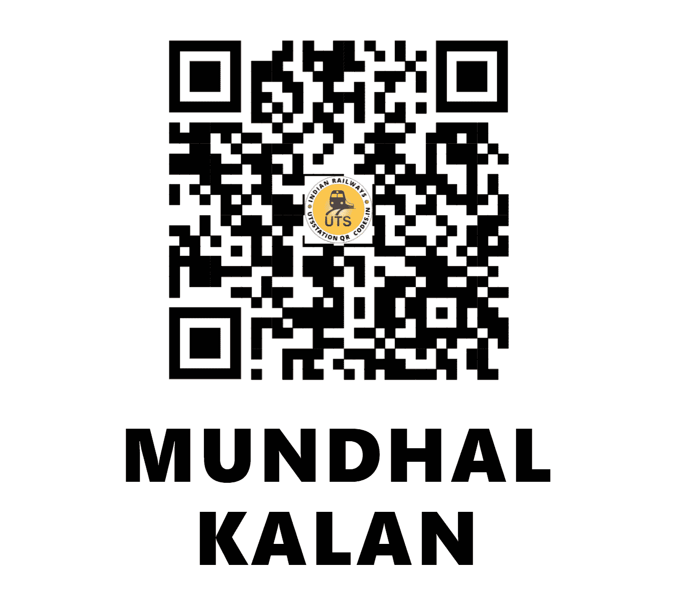 UTS QR Code for MUNDHAL KALAN - MLKN (NR - HARYANA)