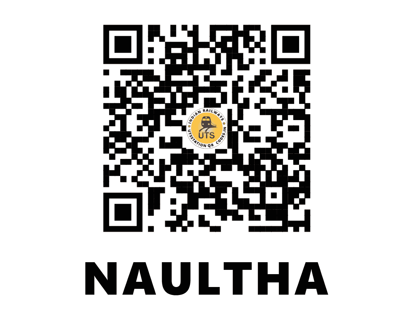 UTS QR Code for NAULTHA - NLH (NR - HARYANA)