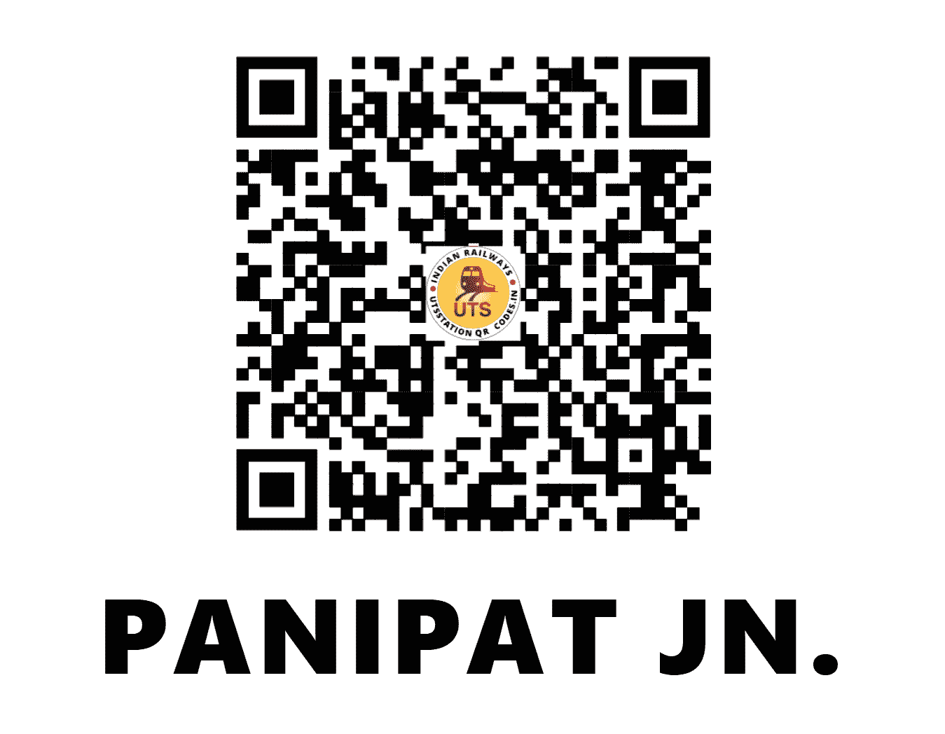 UTS QR Code for PANIPAT JN. - PNP (NR - HARYANA)