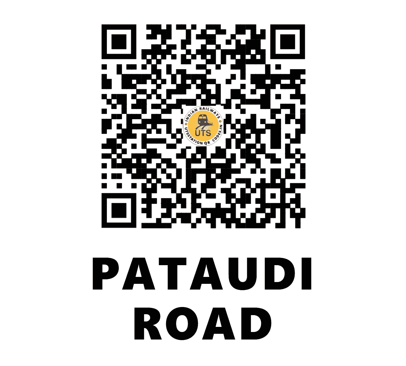 UTS QR Code for PATAUDI ROAD - PTRD (NR - HARYANA)