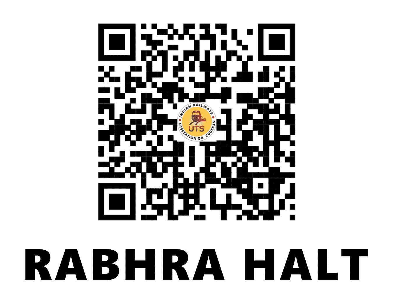 UTS QR Code for RABHRA HALT - RBHR (NR - HARYANA)