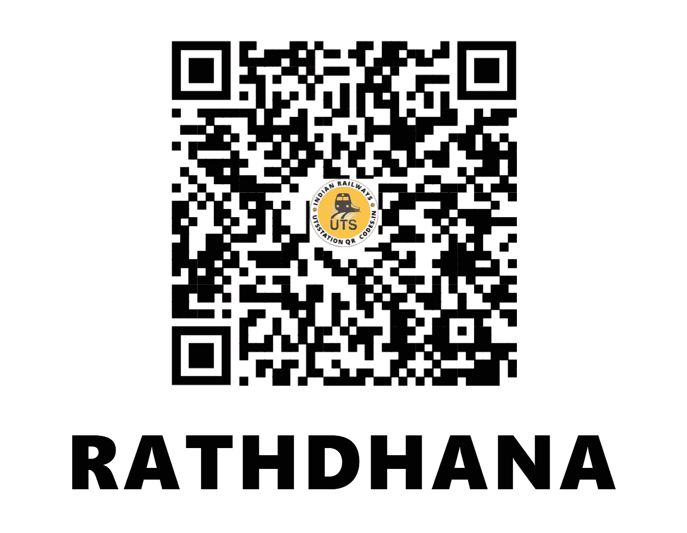 UTS QR Code for RATHDHANA - RDDE (NR - HARYANA)