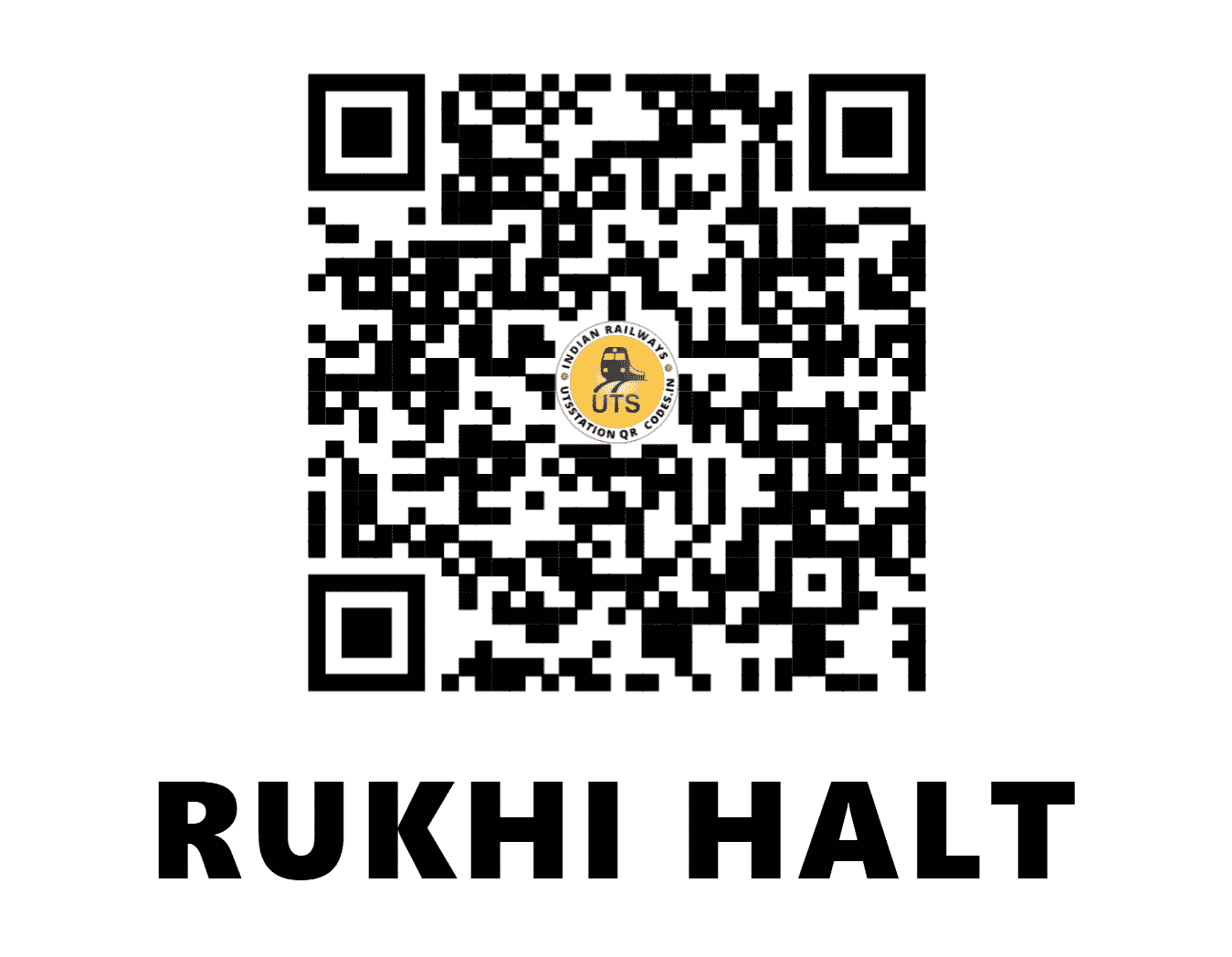 UTS QR Code for RUKHI HALT - RKX (NR - HARYANA)
