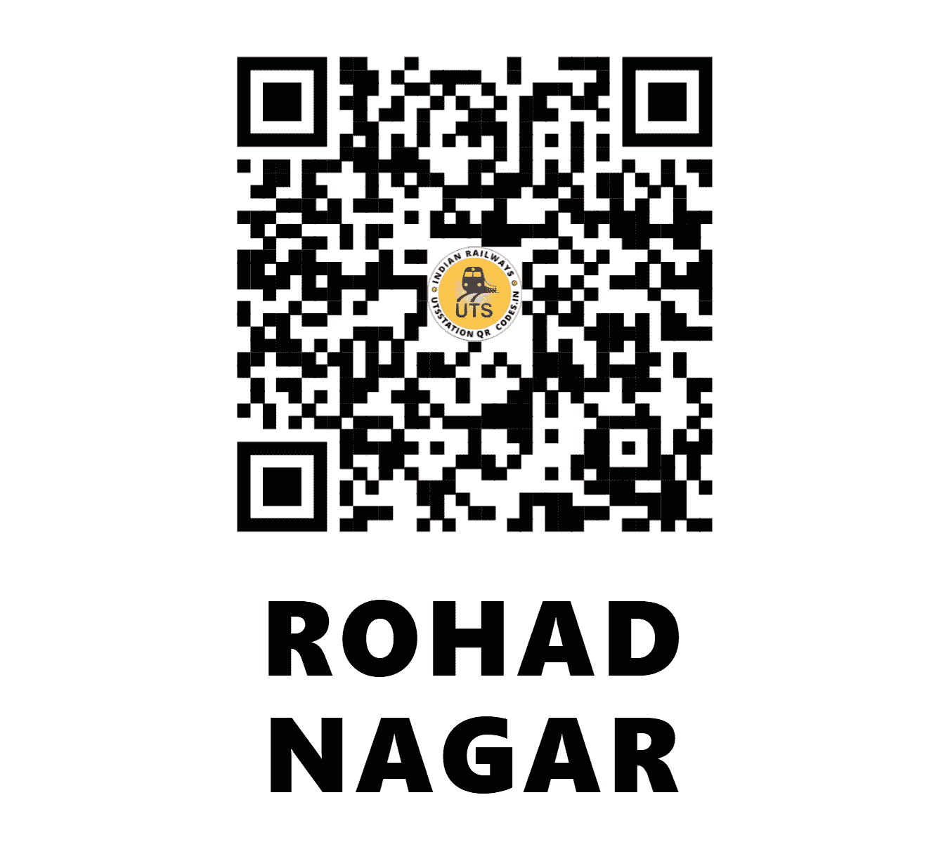 UTS QR Code for ROHAD NAGAR - ROHN (NR - HARYANA)