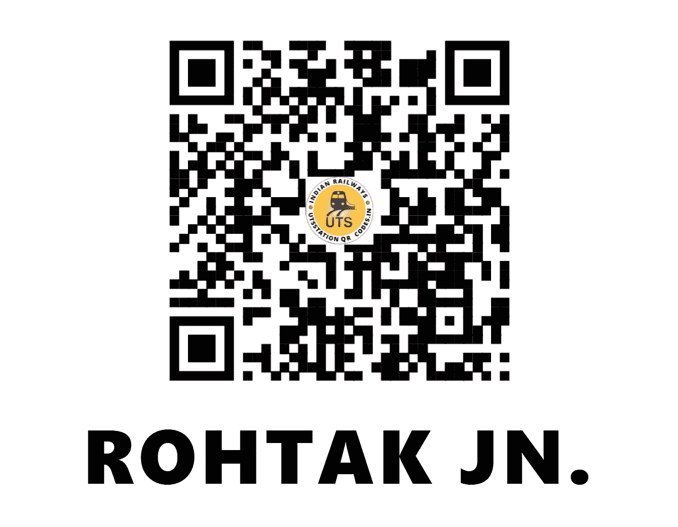UTS QR Code for ROHTAK JN. - ROK (NR - HARYANA)