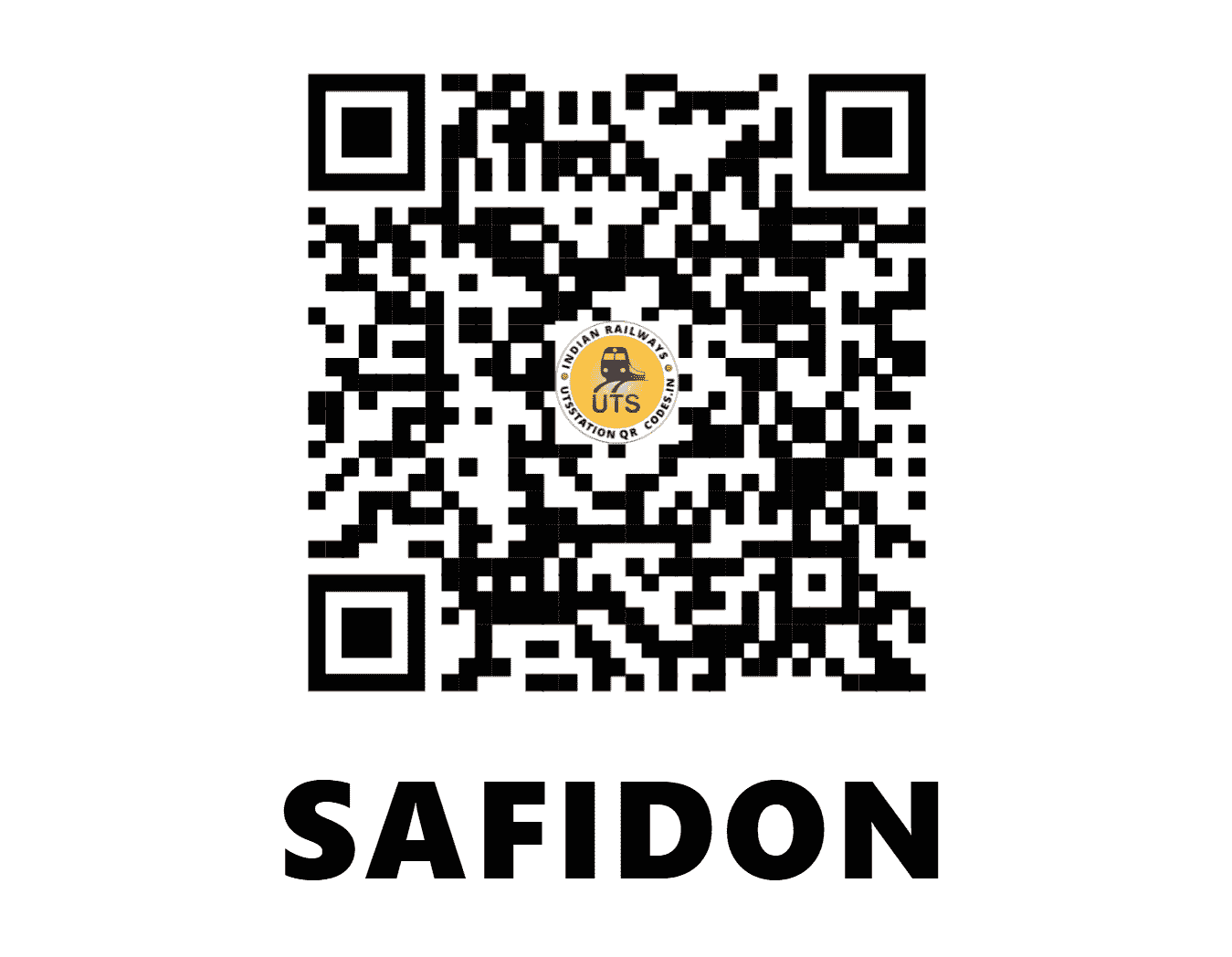 UTS QR Code for SAFIDON - SFDE (NR - HARYANA)