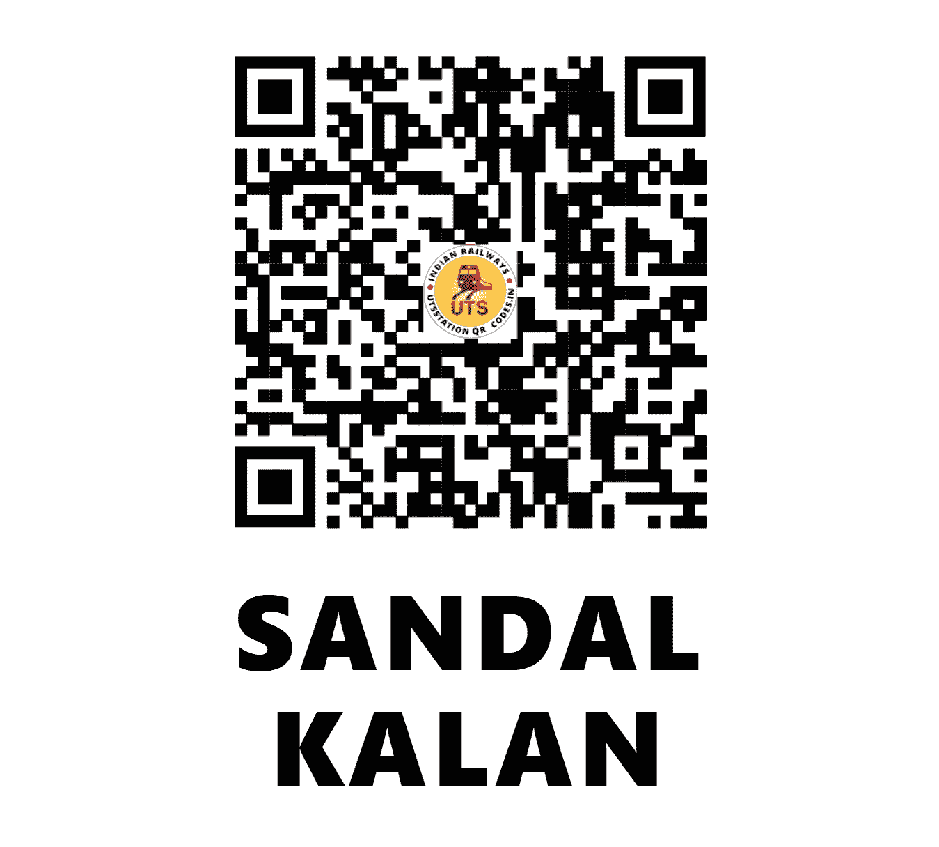 UTS QR Code for SANDAL KALAN - SLKN (NR - HARYANA)