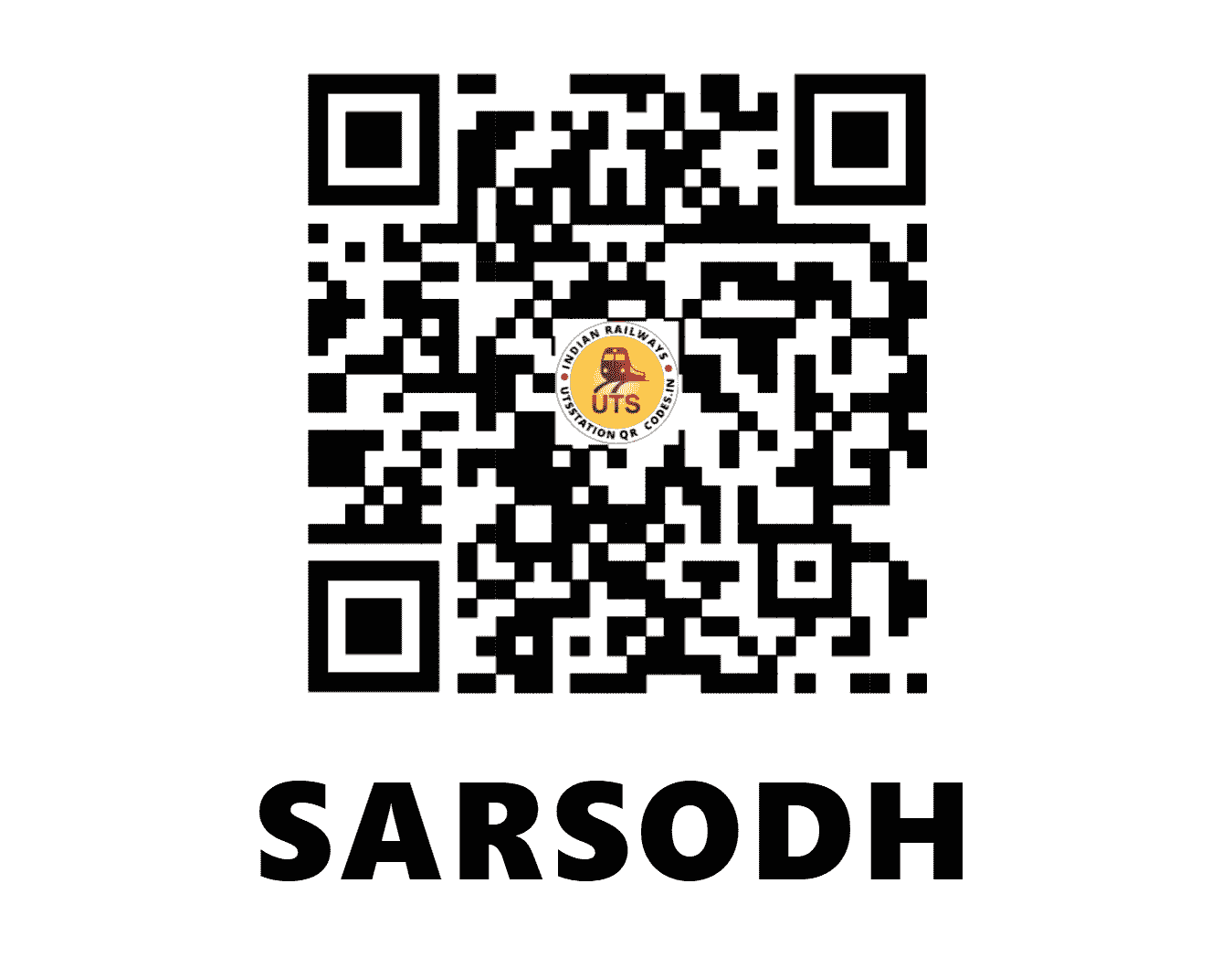 UTS QR Code for SARSODH - SRDH (NR - HARYANA)