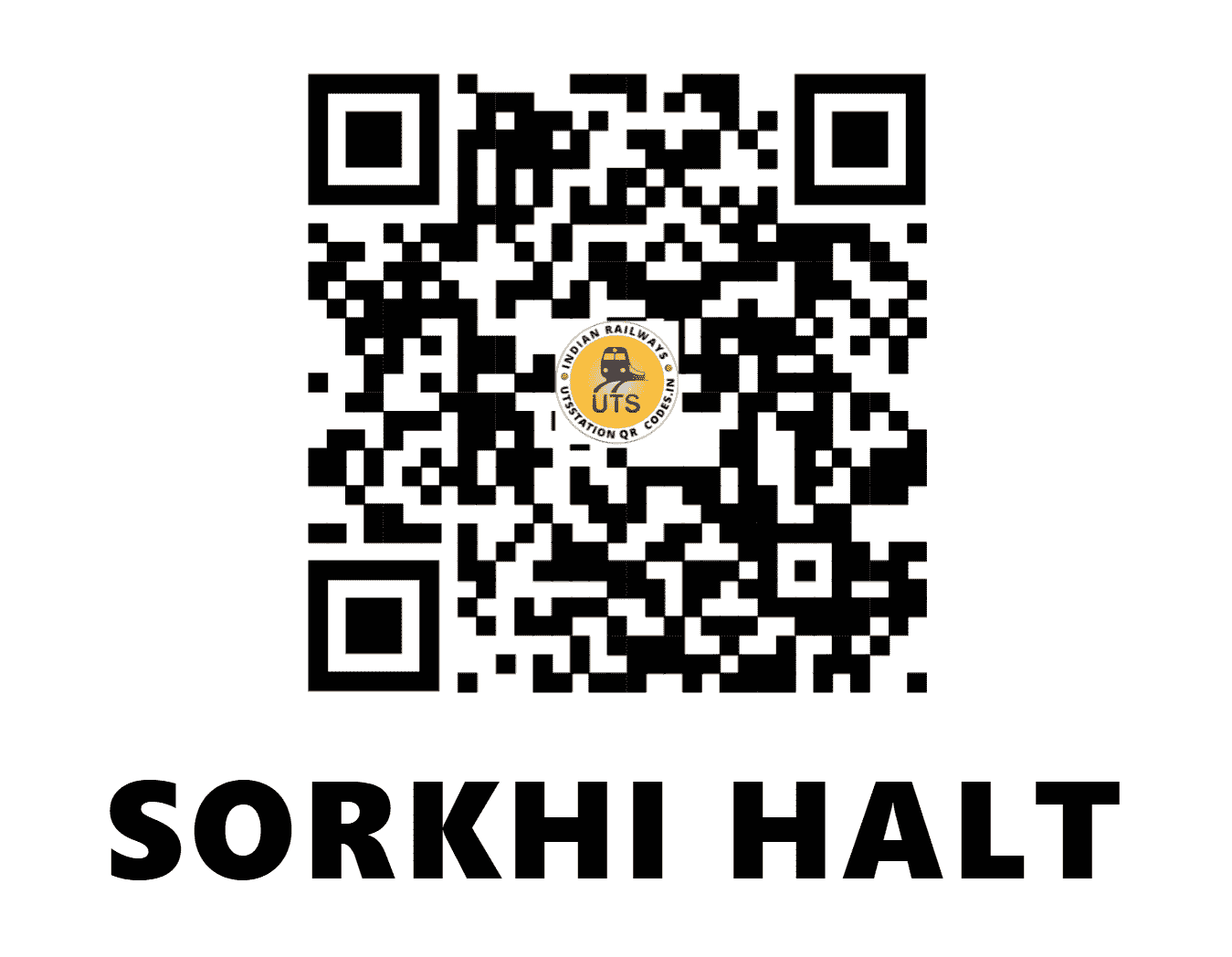 UTS QR Code for SORKHI HALT - SRHT (NR - HARYANA)