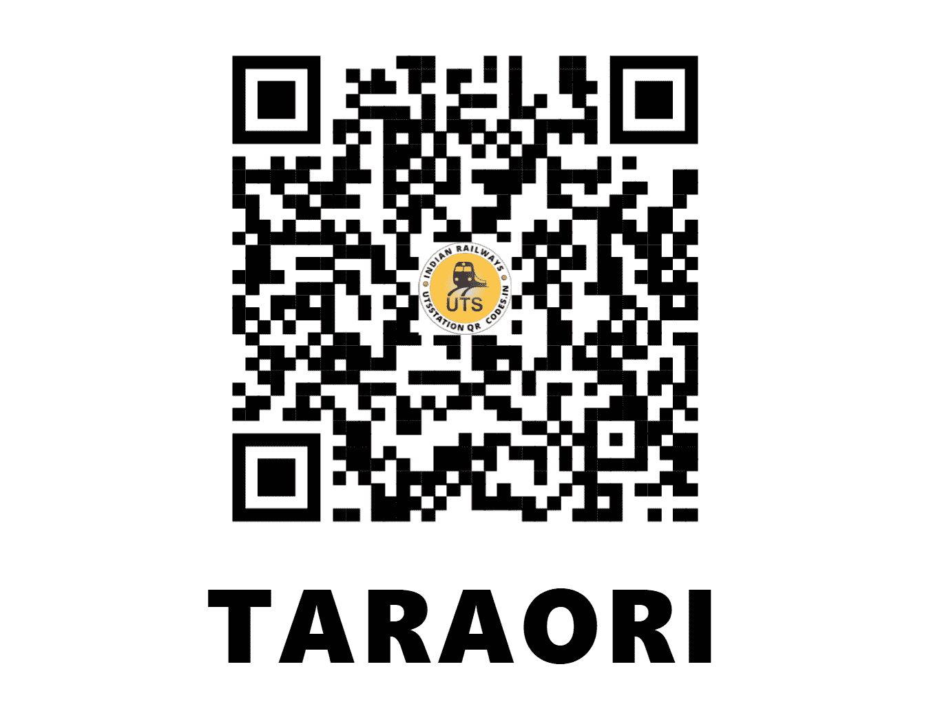 UTS QR Code for TARAORI - TRR (NR - HARYANA)