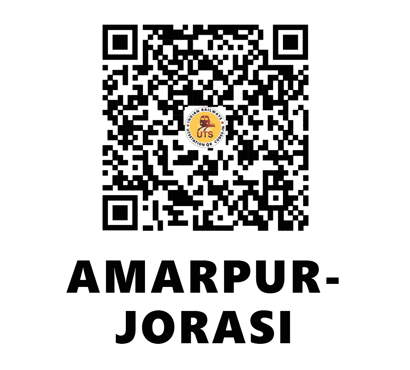 UTS QR Code for AMARPUR-JORASI - APJ (NW - HARYANA)