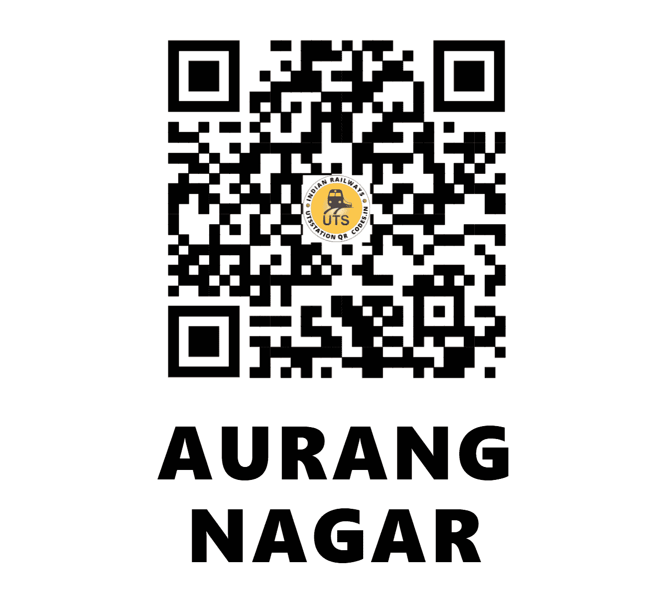 UTS QR Code for AURANG NAGAR - AUN (NW - HARYANA)