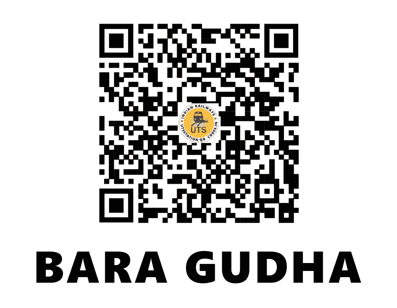UTS QR Code for BARA GUDHA - BGD (NW - HARYANA)