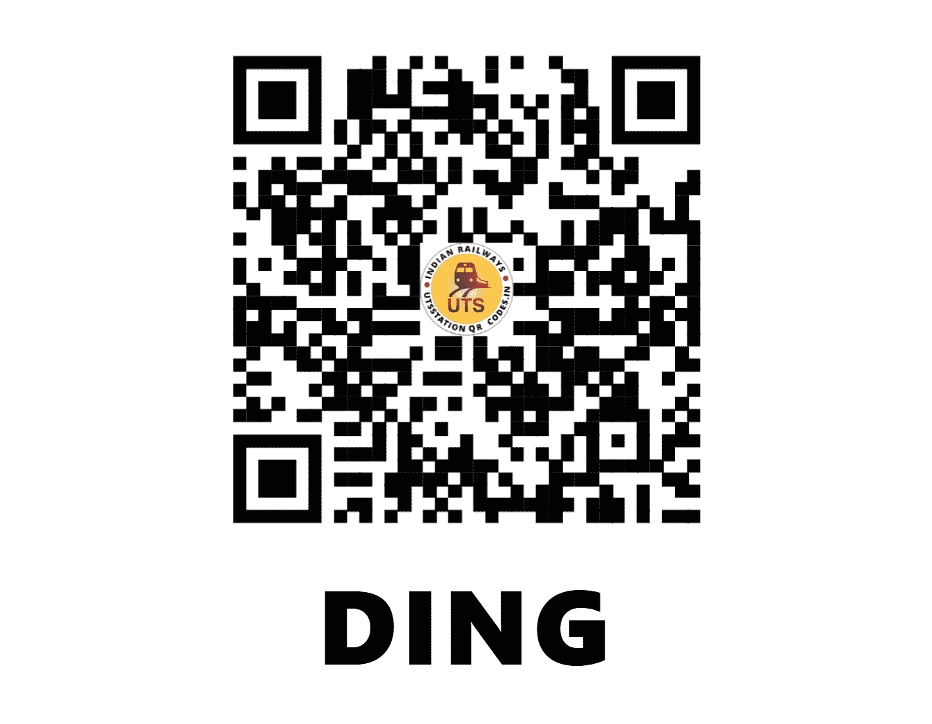 UTS QR Code for DING - DING (NW - HARYANA)