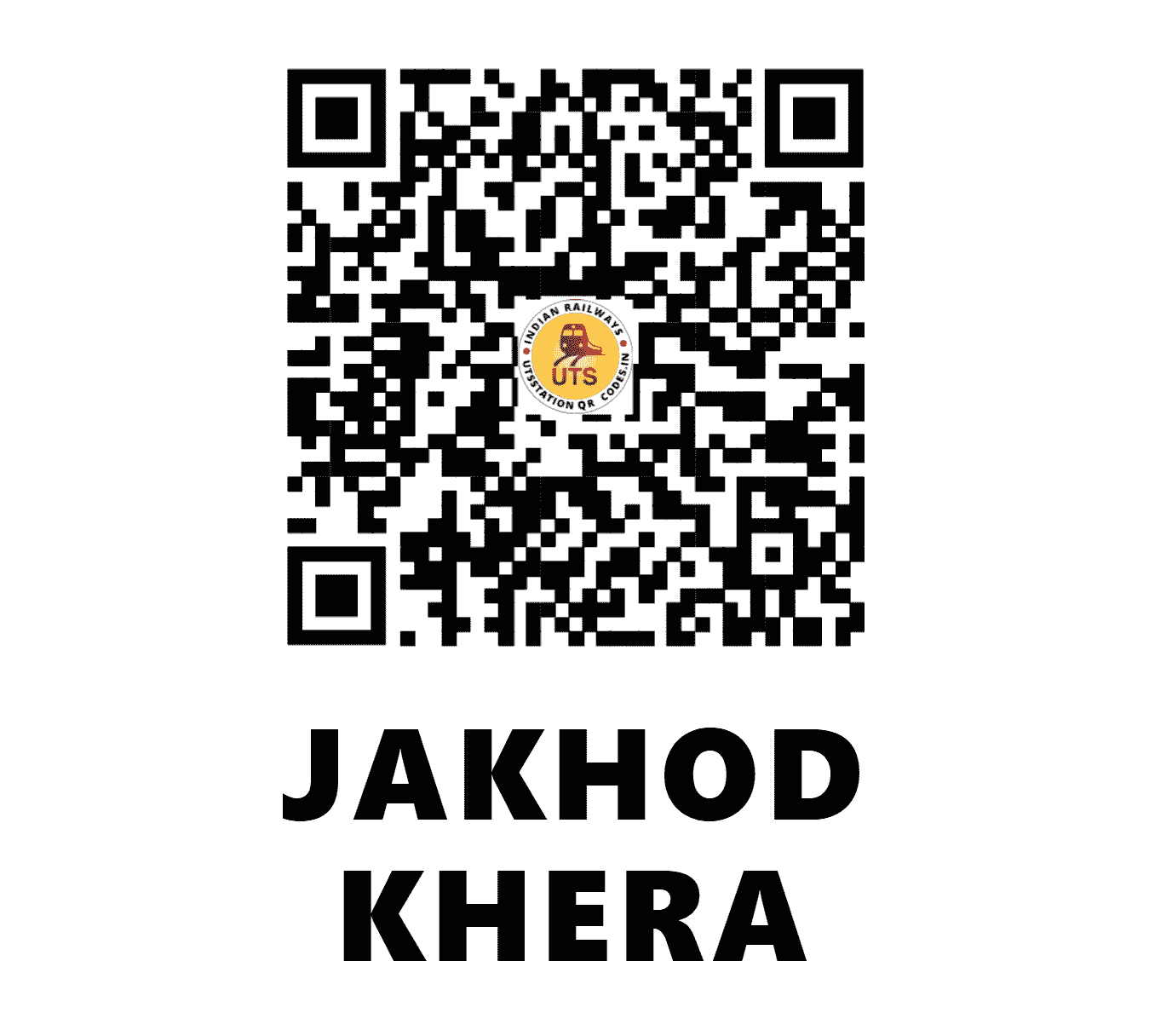 UTS QR Code for JAKHOD KHERA - JKHI (NW - HARYANA)