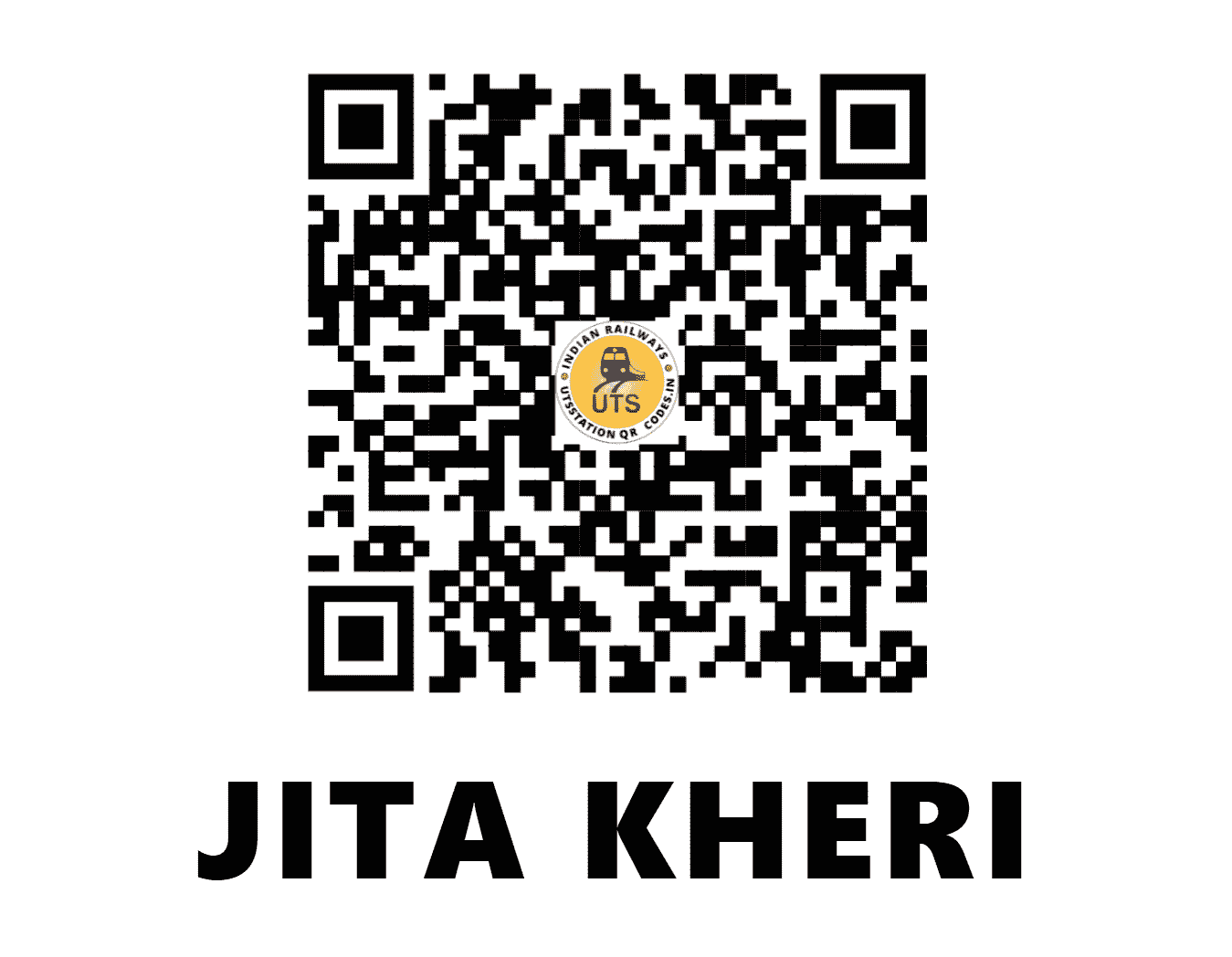 UTS QR Code for JITA KHERI - JKZ (NW - HARYANA)