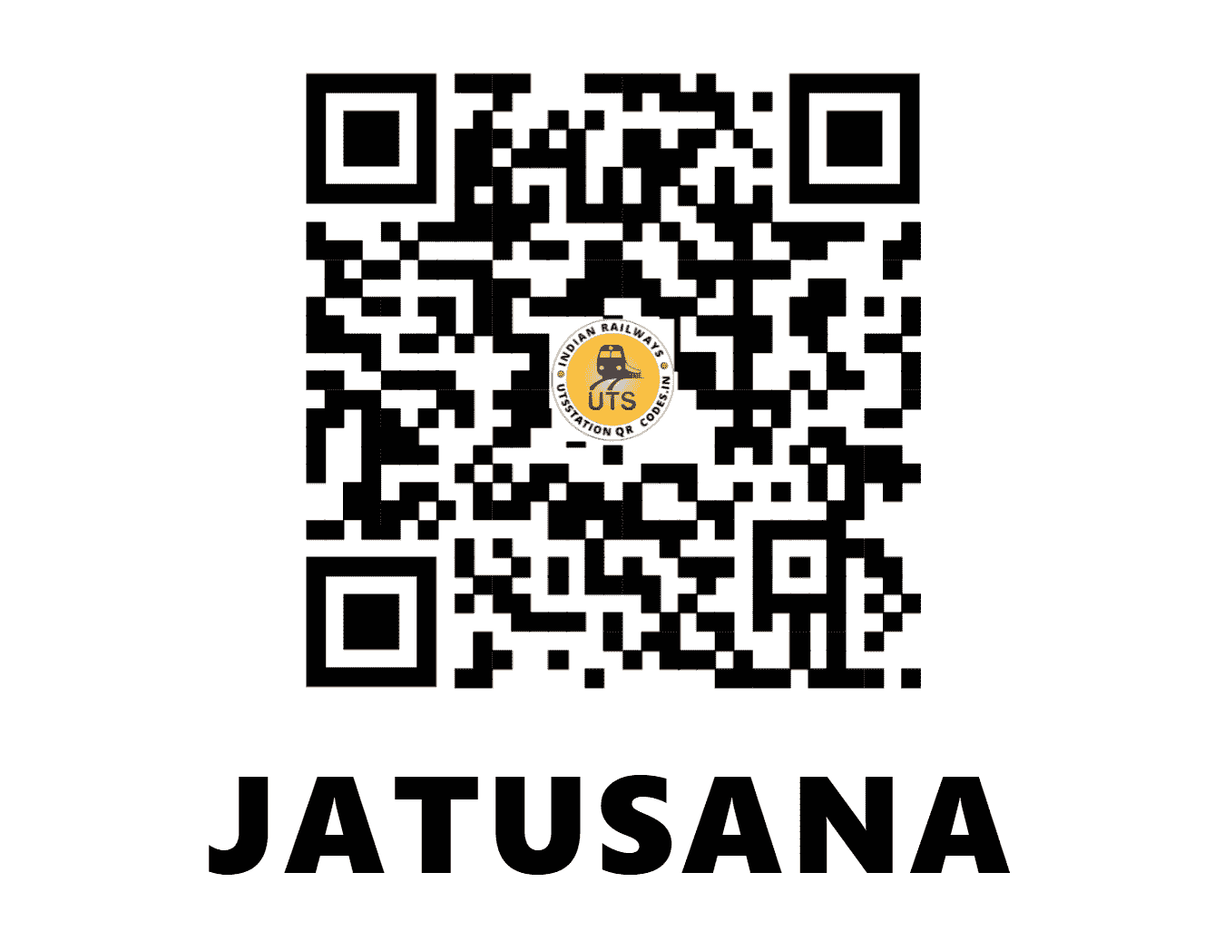 UTS QR Code for JATUSANA - JTS (NW - HARYANA)