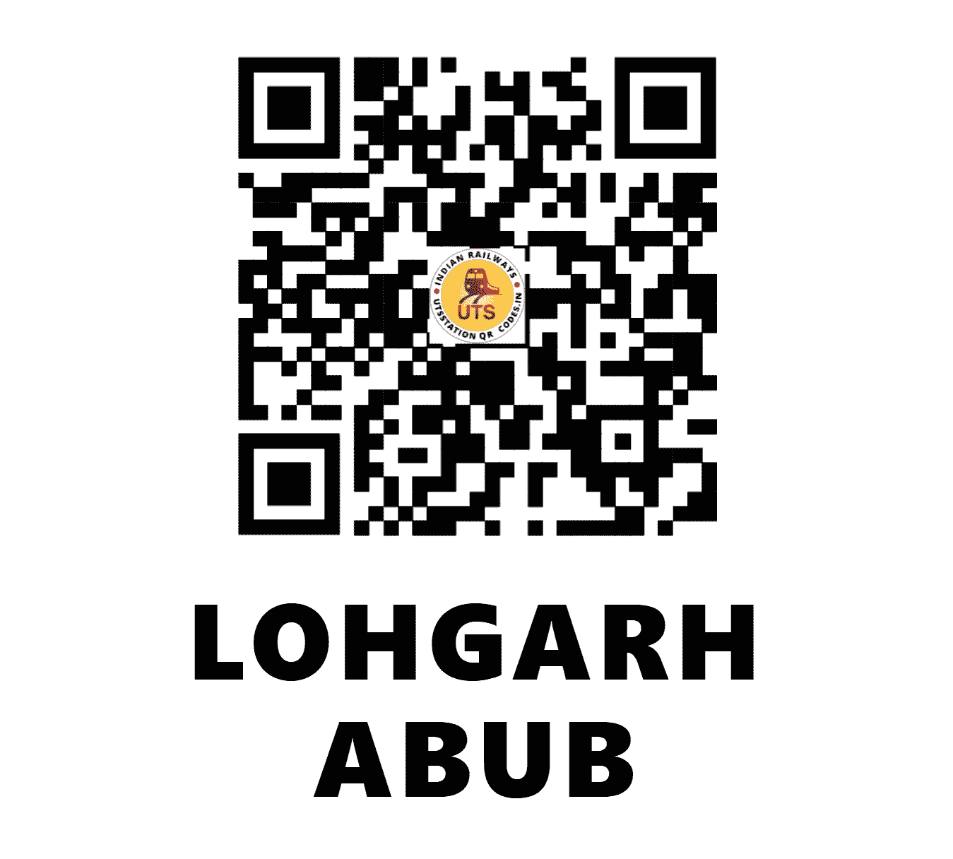 UTS QR Code for LOHGARH ABUB - LGB (NW - HARYANA)
