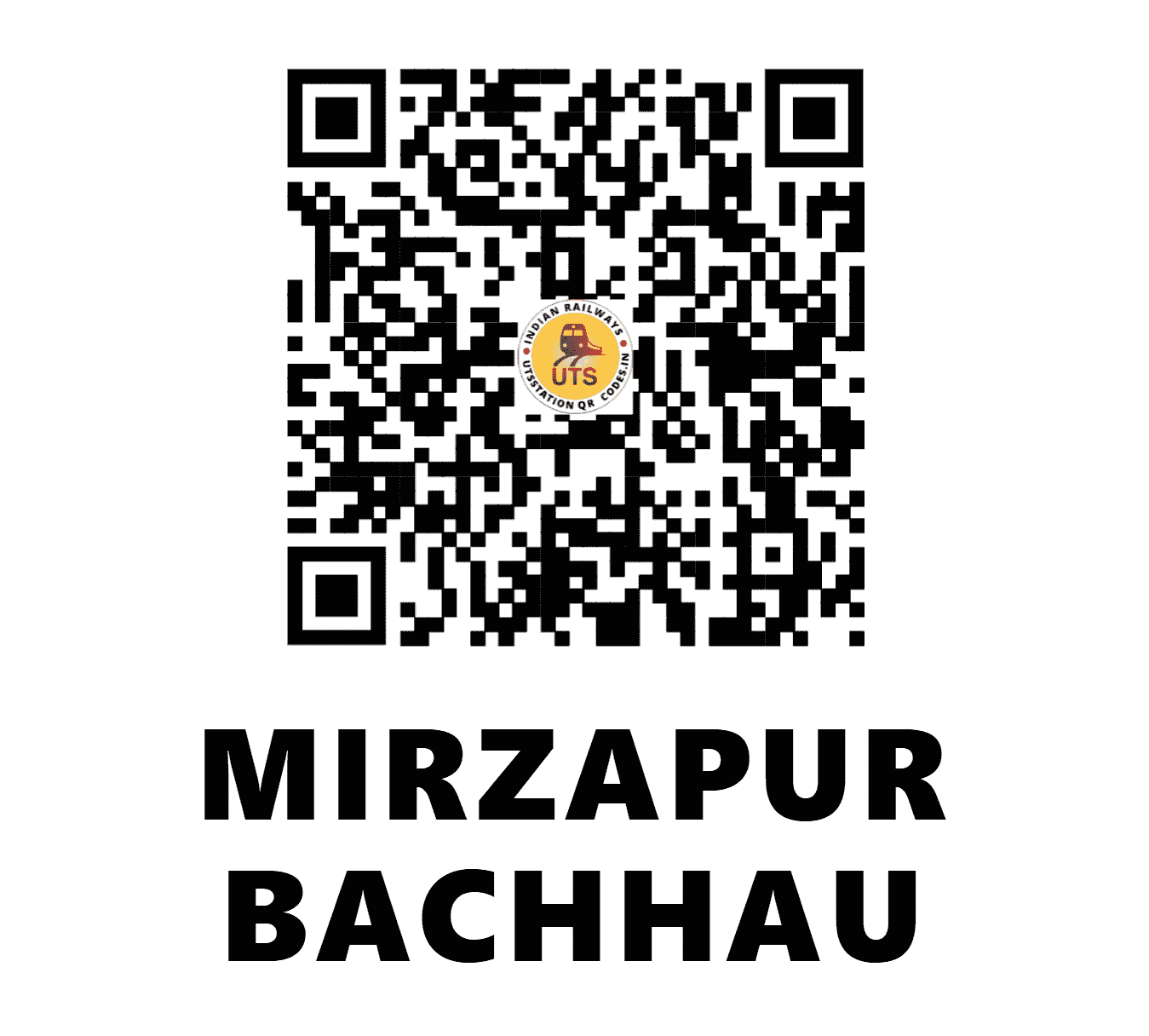 UTS QR Code for MIRZAPUR BACHHAU - MBV (NW - HARYANA)