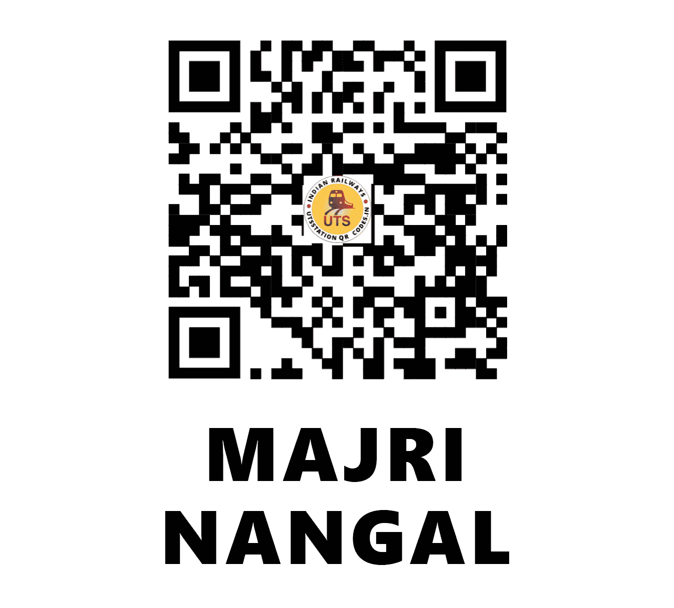 UTS QR Code for MAJRI NANGAL - MJNL (NW - HARYANA)