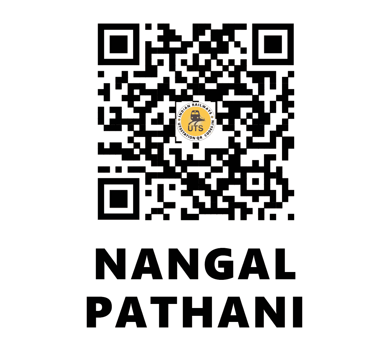 UTS QR Code for NANGAL PATHANI - NLQ (NW - HARYANA)