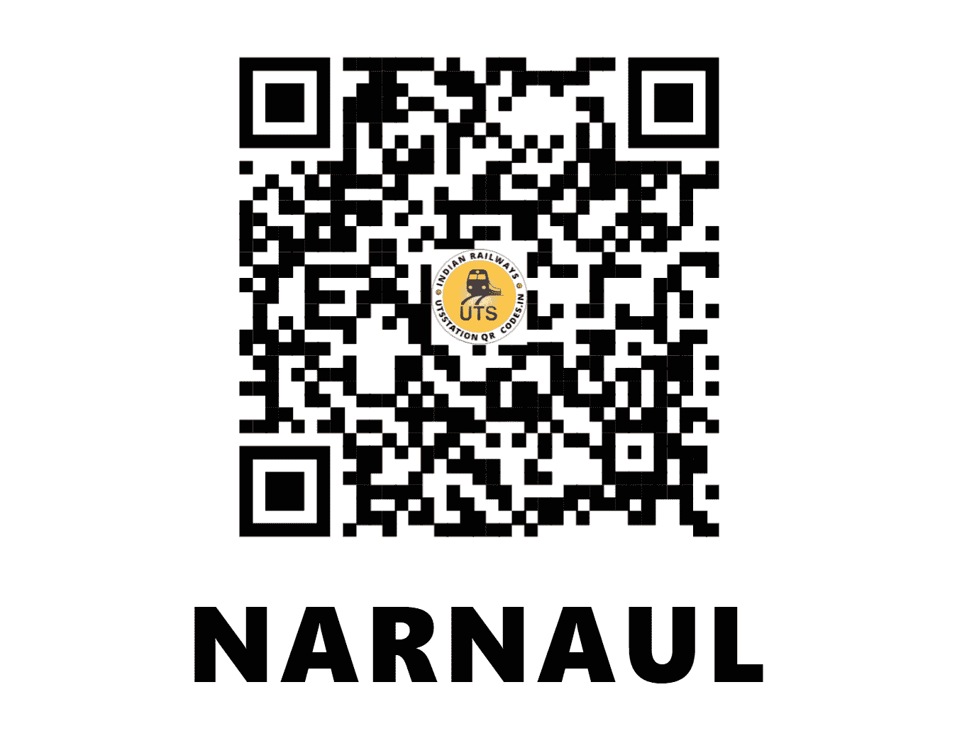 UTS QR Code for NARNAUL - NNL (NW - HARYANA)