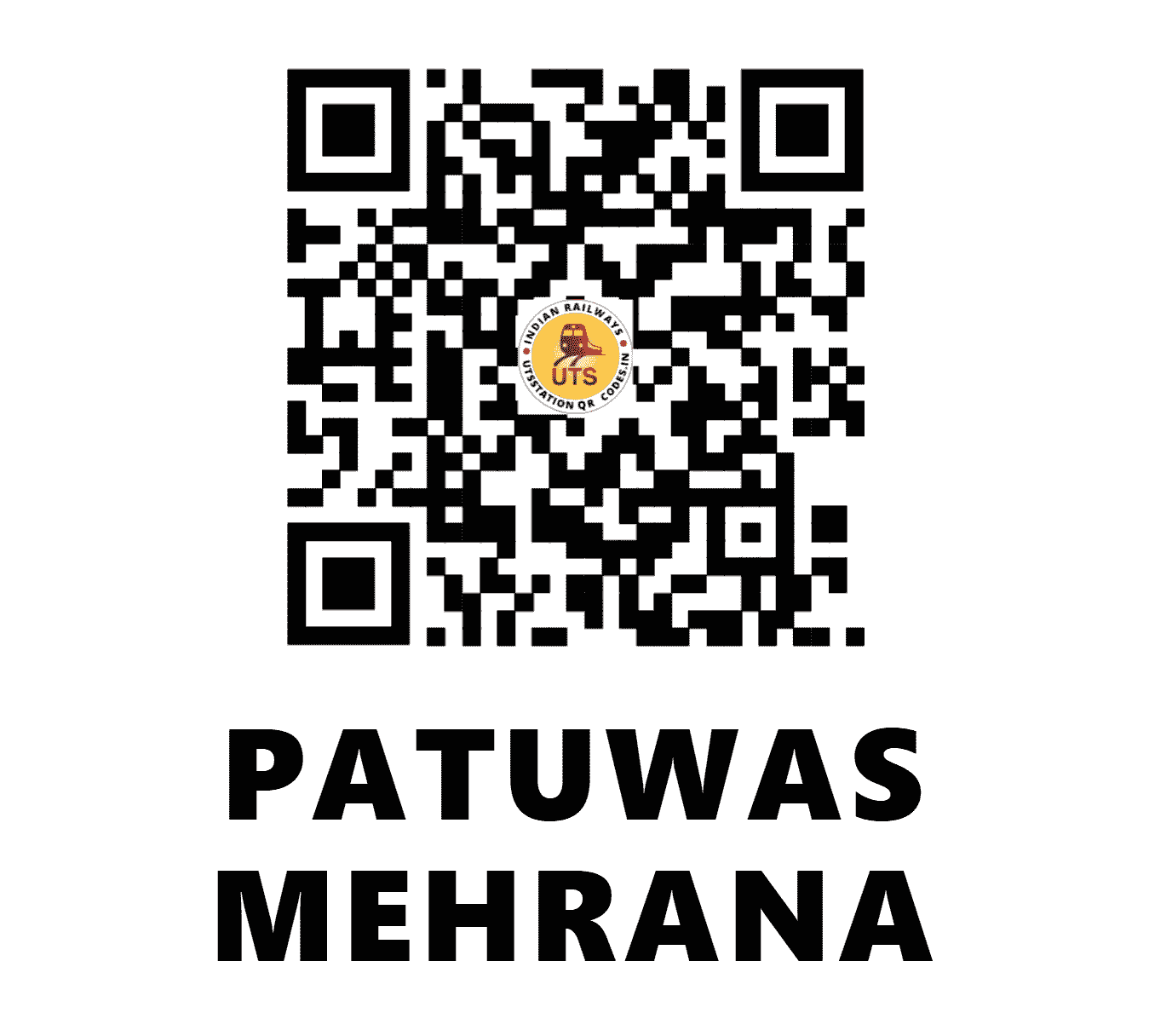 UTS QR Code for PATUWAS MEHRANA - PUW (NW - HARYANA)