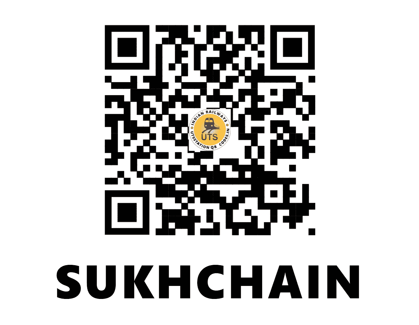 UTS QR Code for SUKHCHAIN - SCV (NW - HARYANA)