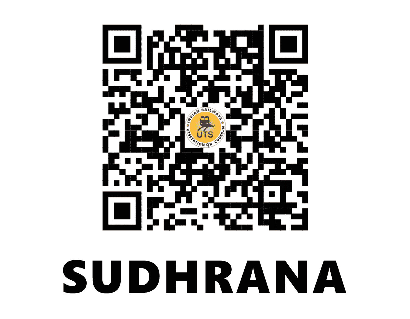UTS QR Code for SUDHRANA - SDRA (NW - HARYANA)