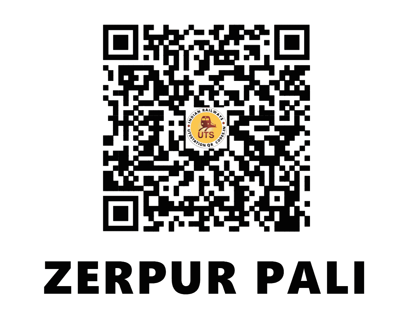 UTS QR Code for ZERPUR PALI - ZP (NW - HARYANA)