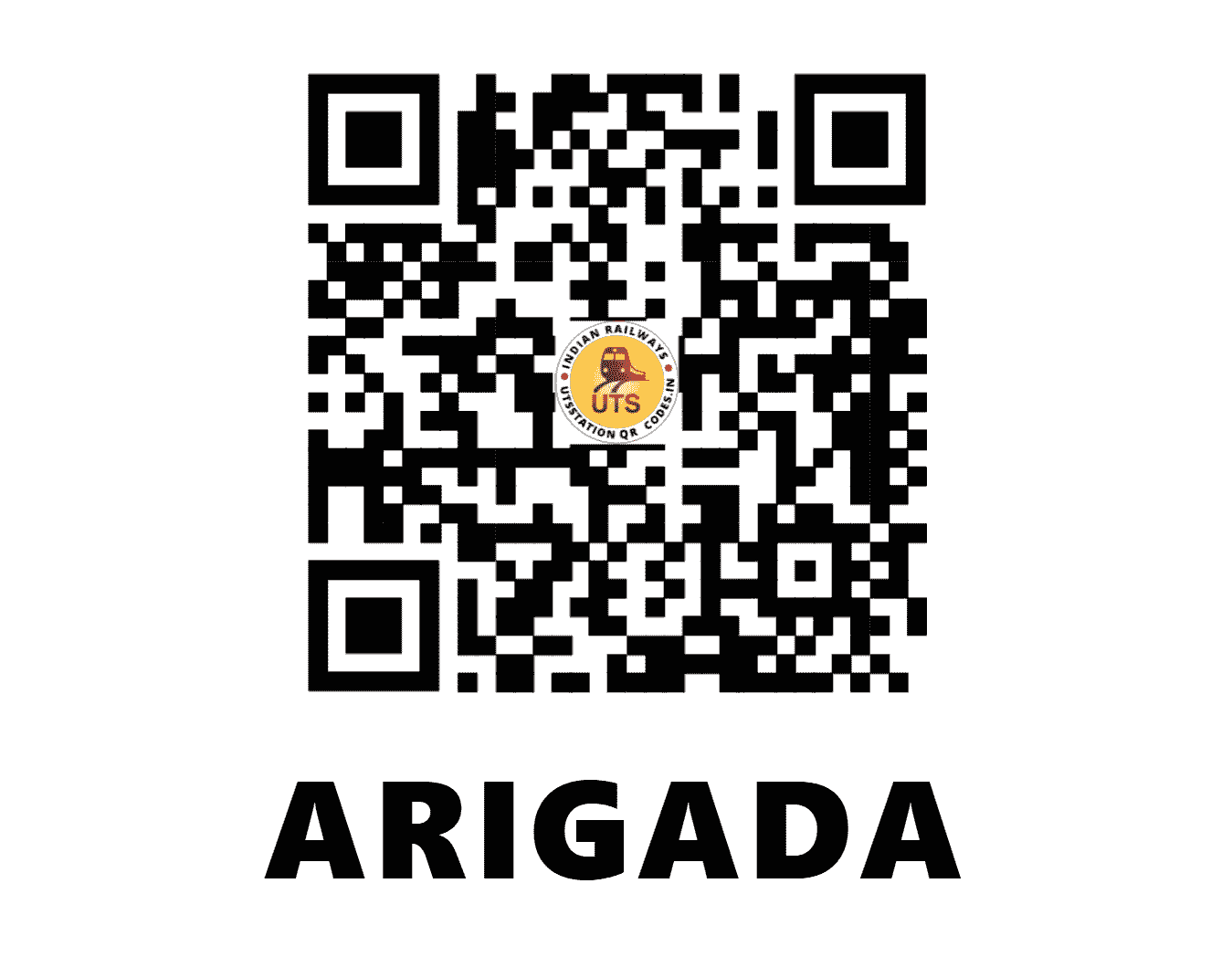 UTS QR Code for ARIGADA - ARGD (EC - JHARKHAND)